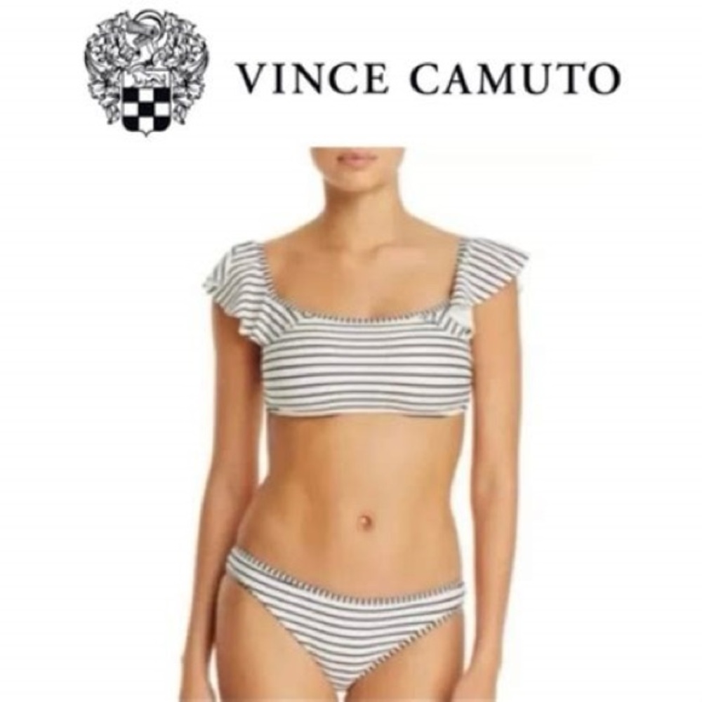 Striped Black and White Bikini
